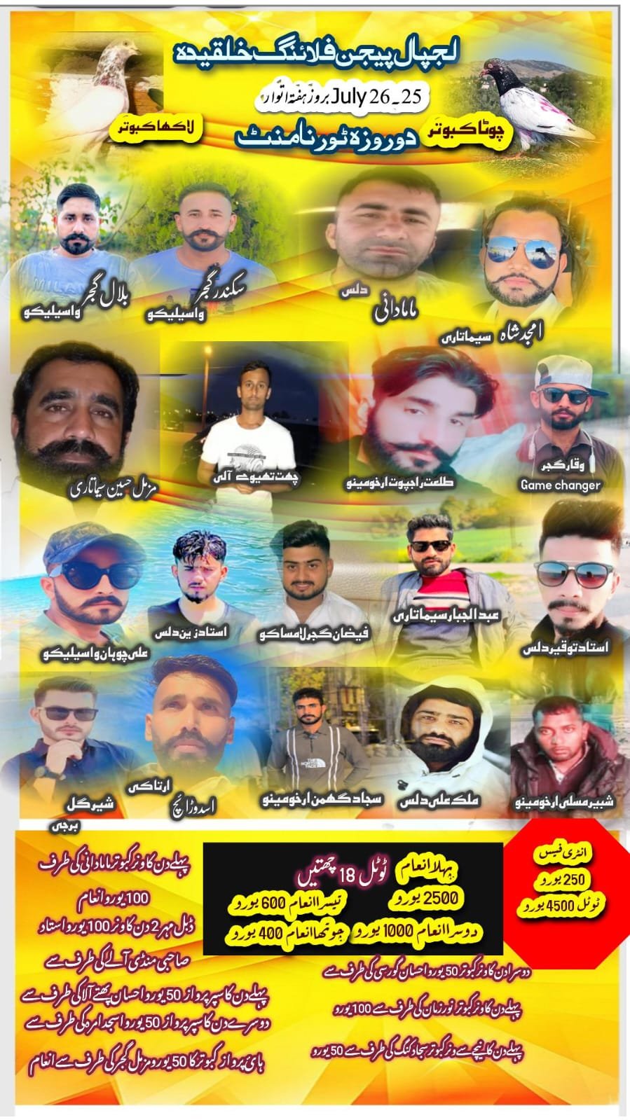 لجپال پیجن فلائنگ کلب خلقیدہ 1